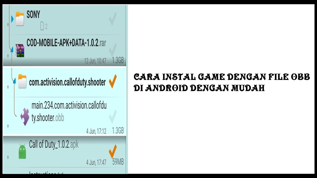 cara instal game ukts di android